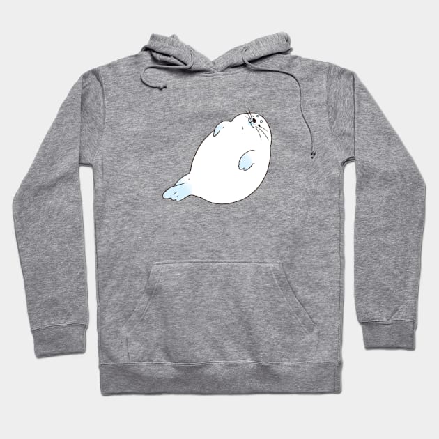 Adorable Seal Pup Sleeping Hoodie by You Miichi